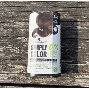 Schwarzkopf Simply Color Permanent Hair Color 3.65 Dark Chocolate